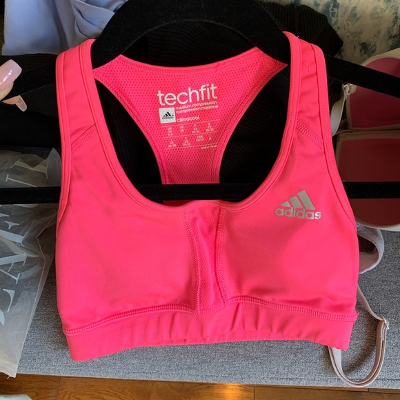 Hot Pink Adidas sports bra - Picture 4 of 4